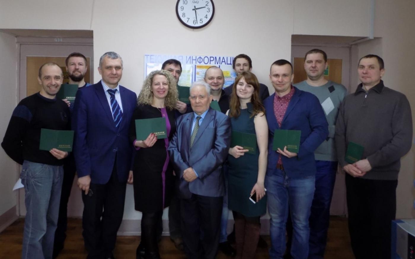 Вручение дипломов!